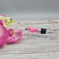 Image 2 of Hot Pink Wine Stopper