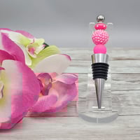 Image 1 of Hot Pink Wine Stopper