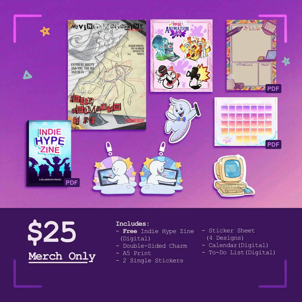 Merch Only Bundle | Indie Animation Zine