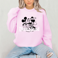 Image 1 of Mickey & Minnie Love Sweatshirt