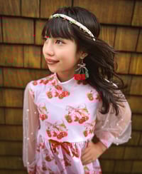 Image 3 of MTO Cherry Coquette Serene Headband