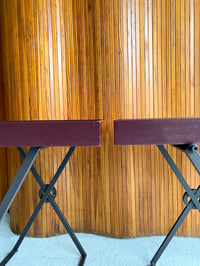 Image 2 of PETER GHYCZY – Lot de 2 tables pliantes “Pioneer T65”