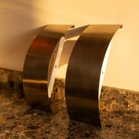 Image 3 of Paire d’appliques en aluminium