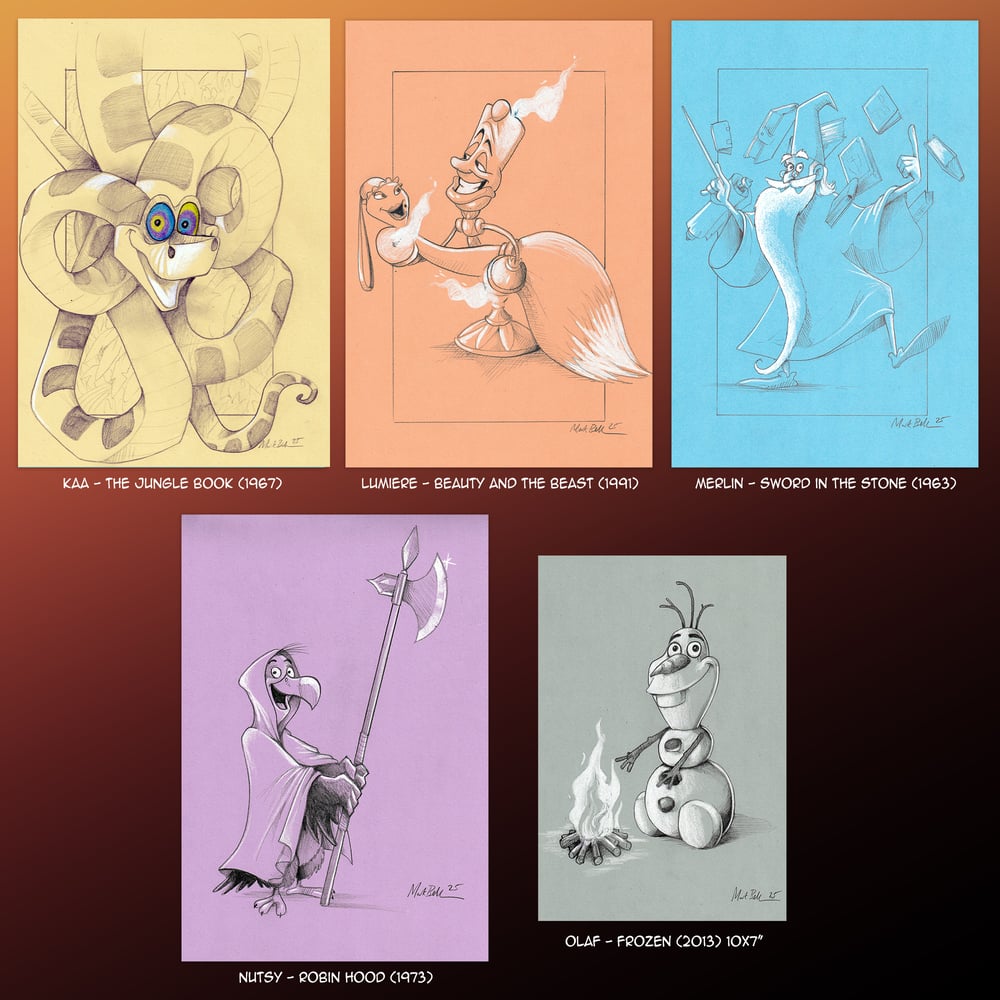 A-Z of Disney Hand Drawn Art 