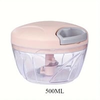 Chopper Mincer Pink 500ml - Vegetable Cutter 