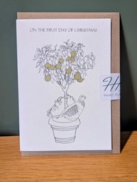 First Day of Christmas Card