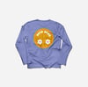 UPSIDE SMILEY LONG SLEEVE CREW