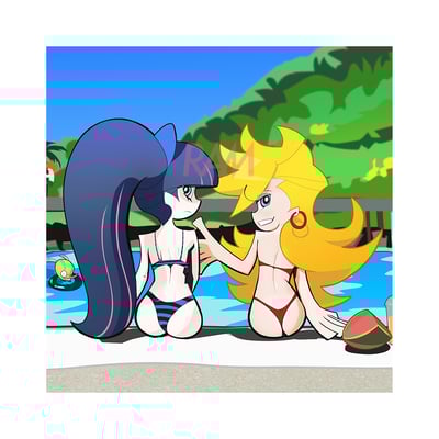 Image of Panty and Stocking Pool Day