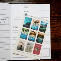 Image 4 of Reading Journal and Book Cover Sticker Sheet Set