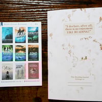 Image 3 of Reading Journal and Book Cover Sticker Sheet Set