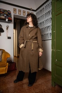 Image 1 of Trench double beige&melange