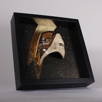 Image 4 of David Bowie 'Eyes' Gold Luster Flash Painted Ceramic Glazed Sculpture