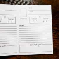 Image 2 of A5 Floral Reading Journal - 40 Pages