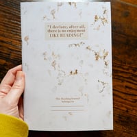 Image 1 of A5 Floral Reading Journal - 40 Pages