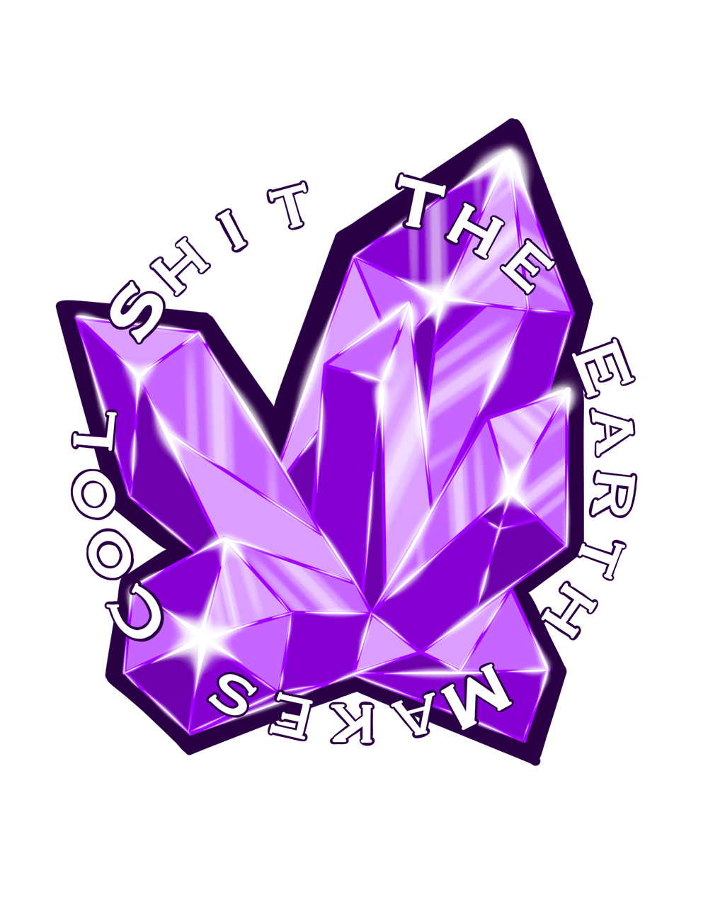Image of The Earth Makes Cool Shit Sticker