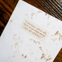 Image 4 of A5 Floral Reading Journal - 40 Pages