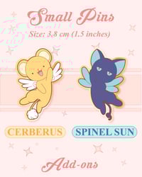 Image 4 of Sakura Magical Girl Chibi Enamel Pins Collection Pre-Sale(For Kickstater) 🌸