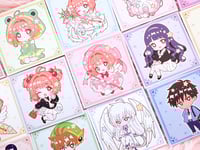 Image 3 of Sakura Magical Girl Chibi Enamel Pins Collection Pre-Sale(For Kickstater) 🌸
