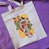 Strawberry Cat Tote Bag