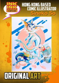 Image 1 of Original Art - Pokemon Vaporeon // Sineko So