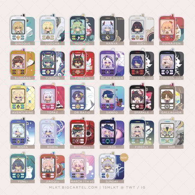 HSR ✧ Phone Charms