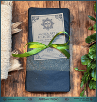 Image 4 of "Celestial Flow" - Hand-Painted Wooden Decoration┃Rustic Wooden Wall Art