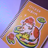 Image 2 of Lilypad Cat - Reusable Sticker Book