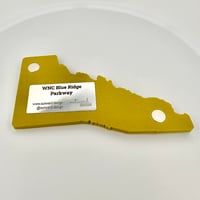 Image 4 of WNC Blue Ridge Parkway 3D Topography Map