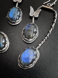 Image 2 of Twin Labradorite Earrings