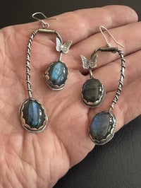 Image 4 of Twin Labradorite Earrings