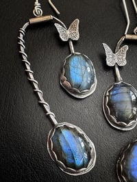 Image 3 of Twin Labradorite Earrings