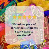 Image 2 of Embellished Sari Elements Bright Mix