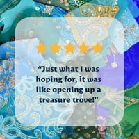 Image 2 of Embellished Sari Elements Blue & Green