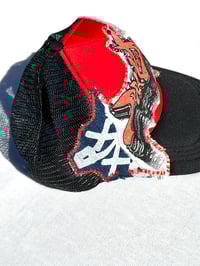 Image of Over and Out Trucker in Black and Red