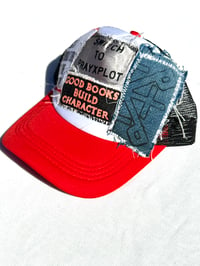 Image of Building Blocks Trucker in Black, Red, and White