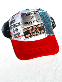 Image of Building Blocks Trucker in Black, Red, and White