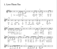 Image 1 of SHEET MUSIC (digital): Hymns For My Atheist Sister & Her Friends to Sing Along To