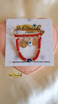 Pregnancy Protection Pin (Virgen, Evil Eye, San Benito)