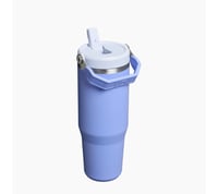 Image 2 of The IceFlow™️ Flip Straw Tumbler “Hydrangea” | 30 Oz.