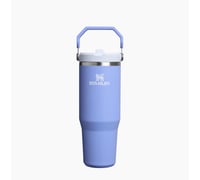 Image 4 of The IceFlow™️ Flip Straw Tumbler “Hydrangea” | 30 Oz.