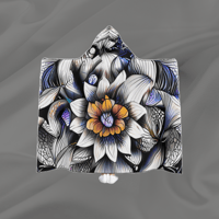 Image 2 of Dream All Year Hooded Sherpa Blanket (5 Design)