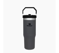 Image 1 of The IceFlow™️ Flip Straw Tumbler “Charcoal” | 30 Oz.