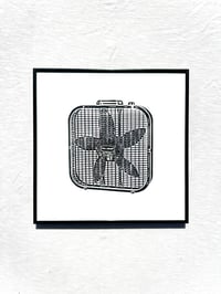 Image of “Cooler than a fan.” Framed Silkscreen Print 