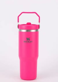 Image 2 of The IceFlow™️ Flip Straw Tumbler “Rose Red” | 30 Oz.