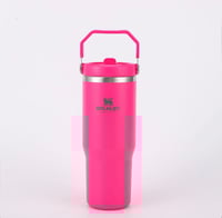 Image 1 of The IceFlow™️ Flip Straw Tumbler “Rose Red” | 30 Oz.