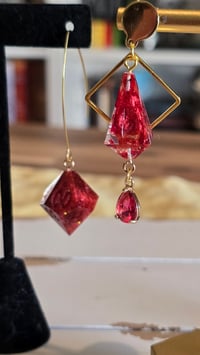 Image 4 of Blood red Dice jewelry