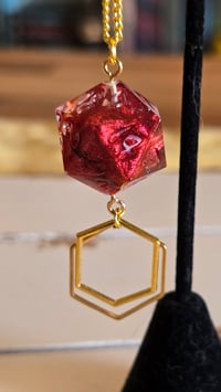 Image 6 of Blood red Dice jewelry