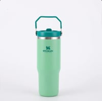 Image 4 of The IceFlow™️ Flip Straw Tumbler “Jade” | 30 Oz.