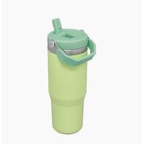Image 2 of The IceFlow™️ Flip Straw Tumbler “Citron” | 30 Oz.