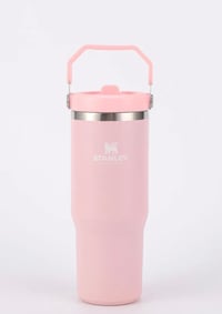 Image 1 of The IceFlow™️ Flip Straw Tumbler “Dusty Pink” | 30 Oz.